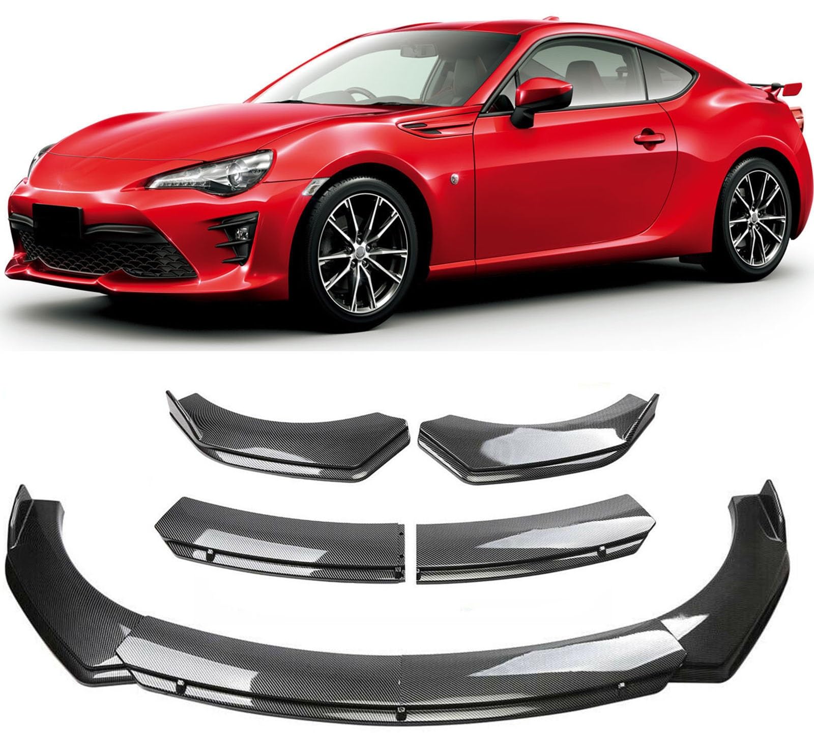 Amazon | トヨタ 86 スバル BRZ 適用 バンパースポイラー フロント